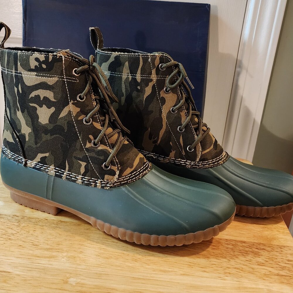 Solo men's Camouflage Duck Boots